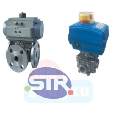 Van bi bốn chiều loại X khí nén/điện