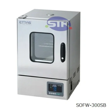 1-8998-21　Lò Sấy Nhiệt Độ Không Đổi (Loại Thép Không Gỉ, Hệ Thống Đối Lưu Cưỡng Bức) Với Cửa Sổ (Cửa Xoay Trái)　SOFW-300SB