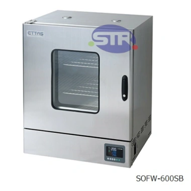 1-8998-23-22　Lò Sấy Nhiệt Độ Không Đổi (Loại Thép Không Gỉ, Hệ Thống Đối Lưu Cưỡng Bức) Với Cửa Sổ (Cửa Xoay Trái) Với Chứng Chỉ Kiểm Tra Trước Khi Giao Hàng　SOFW-600SB
