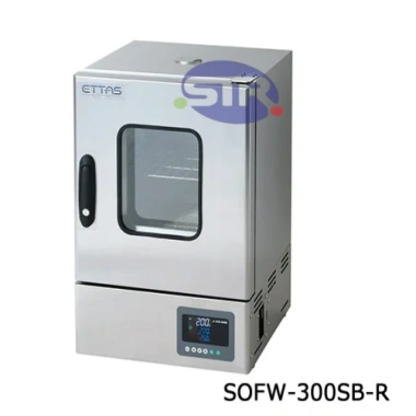 1-8998-24-22　Lò Sấy Nhiệt Độ Không Đổi (Loại Thép Không Gỉ, Hệ Thống Đối Lưu Cưỡng Bức) Với Cửa Sổ (Cửa Xoay Phải) Với Chứng Chỉ Kiểm Tra Trước Khi Giao Hàng　SOFW-300SB-R
