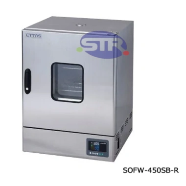 1-8998-25　Lò Sấy Nhiệt Độ Không Đổi (Loại Thép Không Gỉ, Hệ Thống Đối Lưu Cưỡng Bức) Với Cửa Sổ (Cửa Xoay Phải)　SOFW-450SB-R