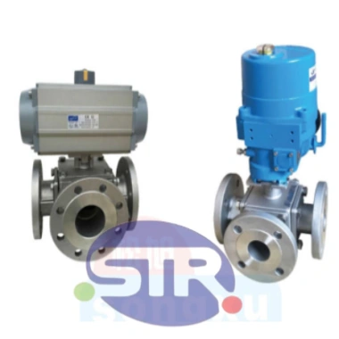 Van Bi Mặt Bích Hai Chiều Khí Nén/Điện