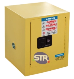 LABNORI Flammable Liquids Storage Cabinet 4Gal/15L, Manual Door, FSC004Y