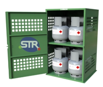 LABNORI LPG Gas Cylinder Storage Cage – 8 x 9kg Bottle LAB-LPG8