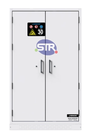 LABNORI Type 30 Minutes 4 Cylinders Gas Cylinder Storage Cabinet GCC30104R