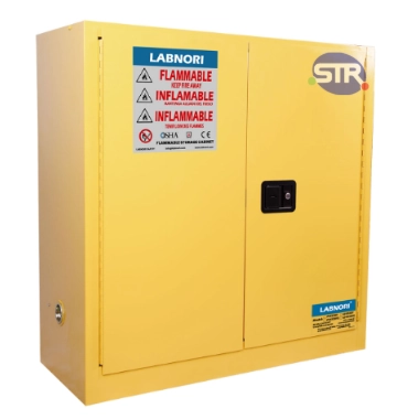 LABNORI Flammable Liquid Storage Cabinet, 30Gal/114L, Manual Door, FSC030Y