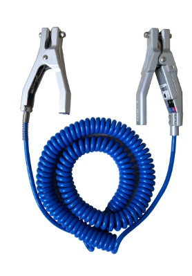 Kẹp nối đất tự kiểm tra với cảnh báo bằng hình ảnh và âm thanh